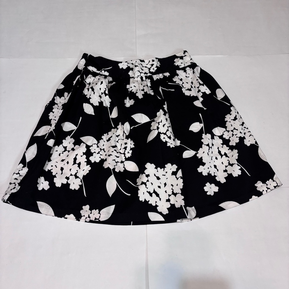 ❤️Cato Black and White Floral Mini Skirt - Picture 7 of 8